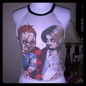 Crazy in love halter crop top